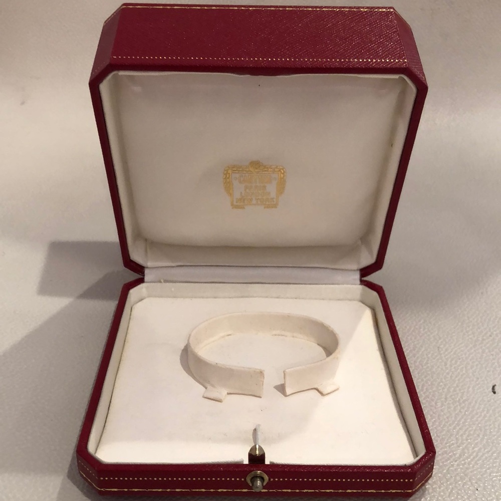 Cartier bracelet box authentic